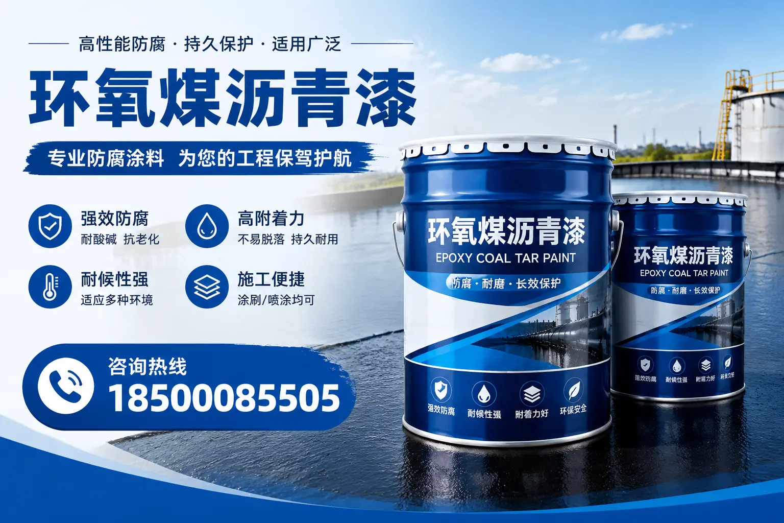 环氧煤沥青漆与其他漆类的比较，合肥用户的选择依据