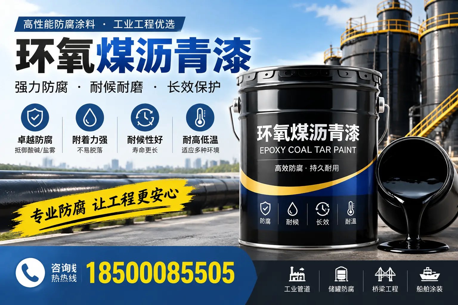 环氧煤沥青漆的施工方法与注意事项,确保在合肥顺利完成